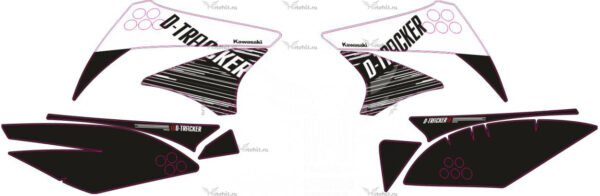 Decals for Kawasaki D tracker 125 2010