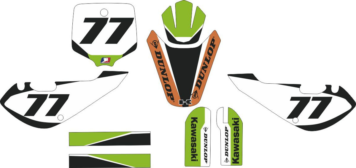 Decals for KAWASAKI KX-65 2000-2017