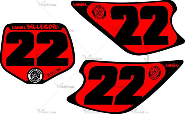 Decals for Kawasaki KX-85 1998-2013 номера