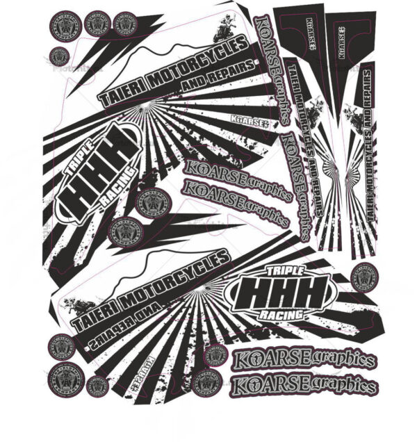 Decals for Kawasaki KX-125 KX-250 2003-2008 TAIERI
