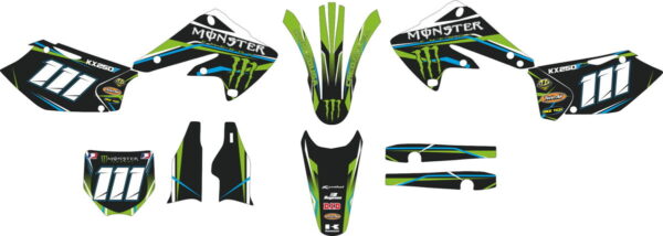 Decals for KAWASAKI KX-250F 2004-2005