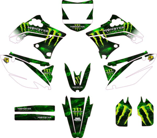 Decals for KAWASAKI KX-250F 2009-2012 2
