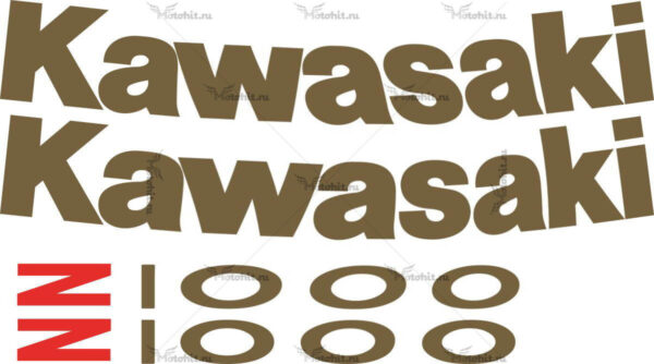 Decals for Kawasaki Z-1000 2004