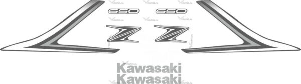 Decals for KAWASAKI Z-650 2017