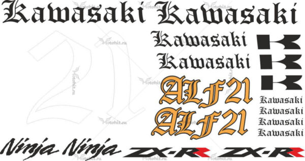 Decals for Kawasaki ZX-RR ALF