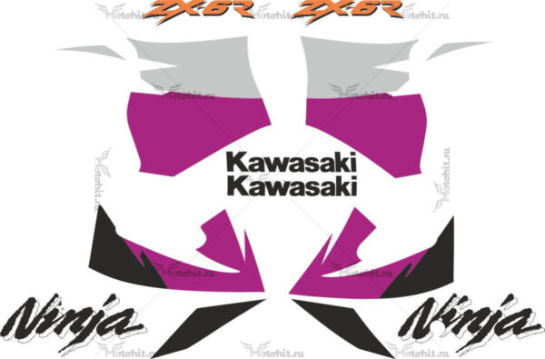 Decals for Kawasaki ZX-6R 1998-2