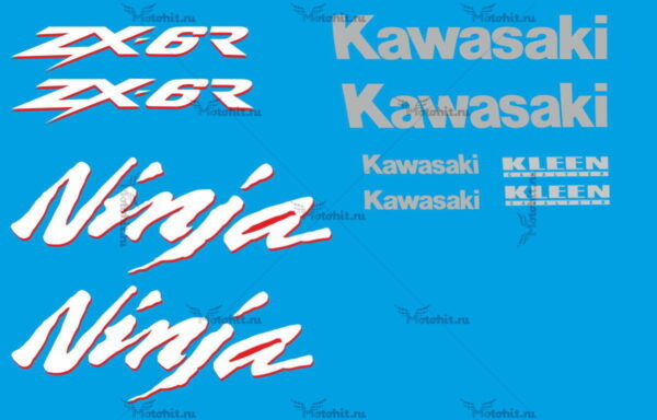 Decals for Kawasaki ZX-6R 2000
