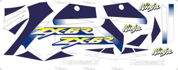 Decals for Kawasaki ZX-6R 2001