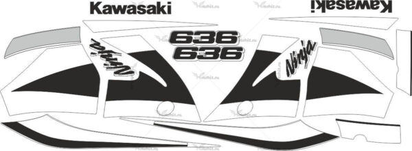 Decals for Kawasaki ZX-6R 2002