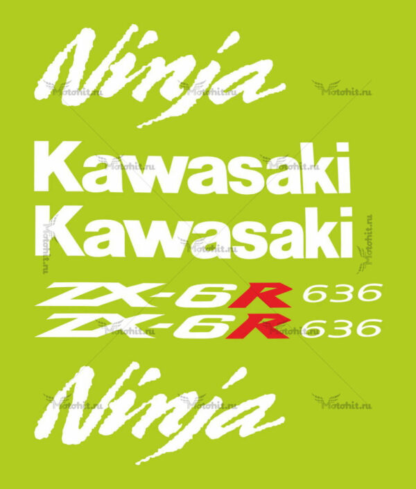 Decals for Kawasaki ZX-6R 2005-2006