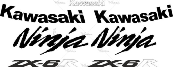 Decals for Kawasaki ZX-6R 2009