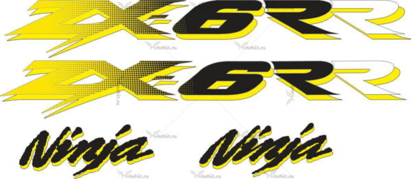 Decals for Kawasaki ZX-6RR 2003-2004 PART