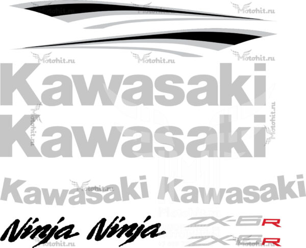 Decals for KAWASAKI ZX-6R 2011