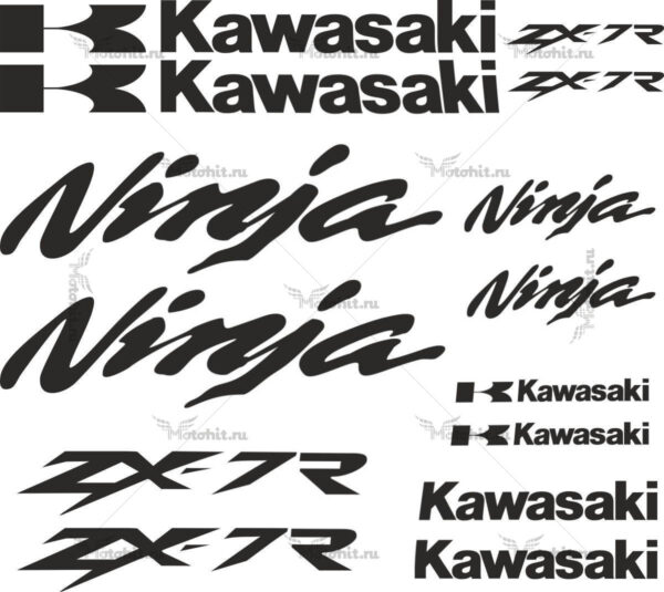 Decals for Kawasaki ZX-7R 14-STICKER