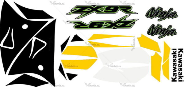 Decals for Kawasaki ZX-9R 2002