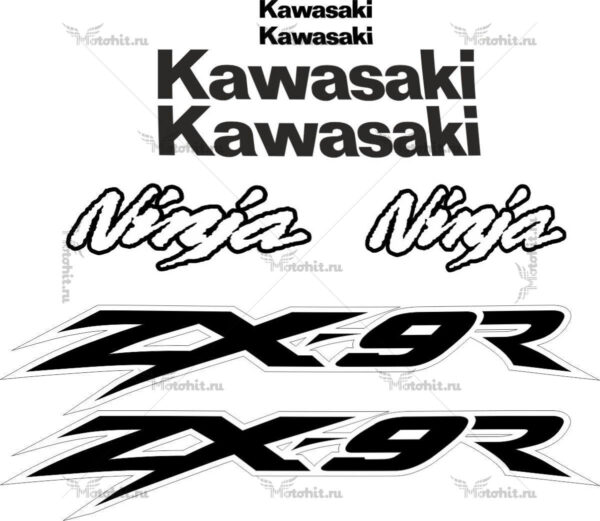 Decals for Kawasaki ZX-9R 2003
