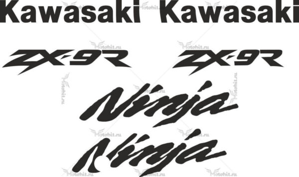 Decals for Kawasaki ZX-9R 1998 NINJA