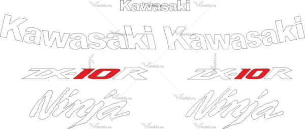 Decals for Kawasaki ZX-10-R 2008