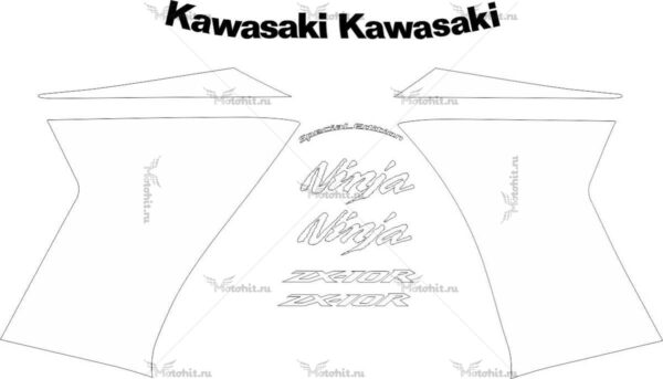 Decals for Kawasaki ZX-10-R 2009