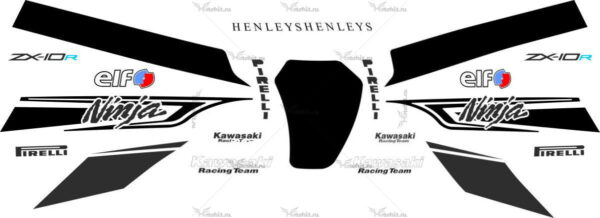 Decals for Kawasaki ZX-10-R 2011 CIRCUITO