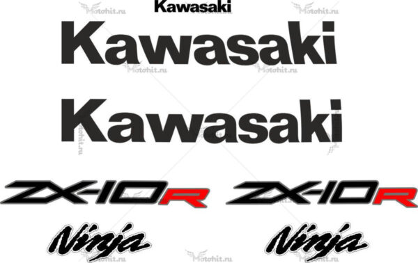 Decals for Kawasaki ZX-10-R 2012