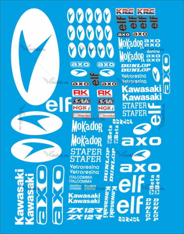 Decals for Kawasaki ZX-12-R 1998