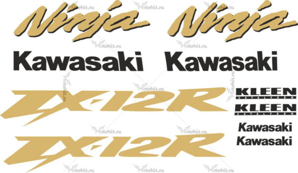 Decals for Kawasaki ZX-12-R 2002
