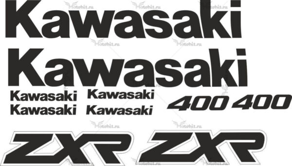 Decals for Kawasaki ZXR-400 1990