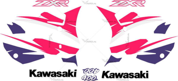 Decals for Kawasaki ZXR-400 2001-2003