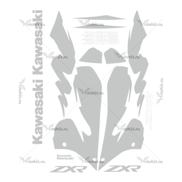 Decals for Kawasaki ZXR-750 1993-1994