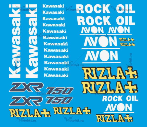 Decals for Kawasaki ZXR-750 RIZLA