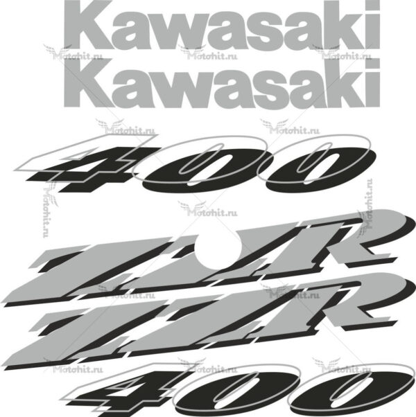 Decals for Kawasaki ZZR-400