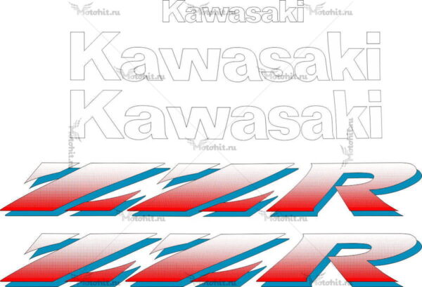 Decals for Kawasaki ZZR-400 1990-2003