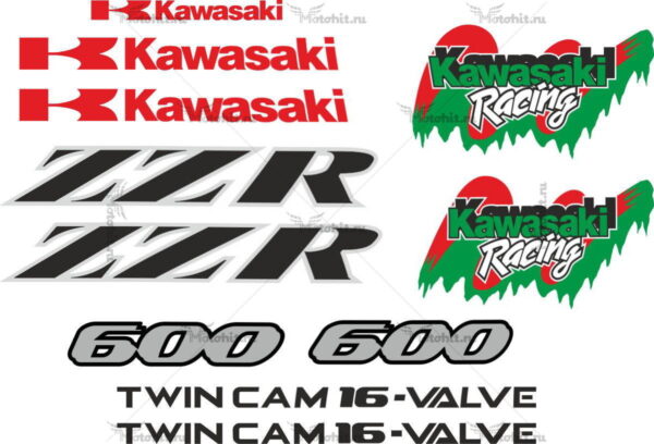 Decals for Kawasaki ZZR-600 2