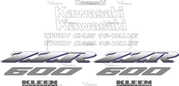Decals for Kawasaki ZZR-600 1990-1996