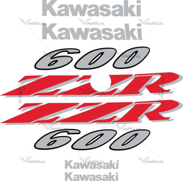 Decals for Kawasaki ZZR-600 1995-2004