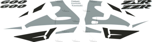 Decals for Kawasaki ZZR-600 1998