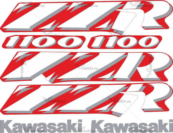 Decals for Kawasaki ZZR-1100 1995