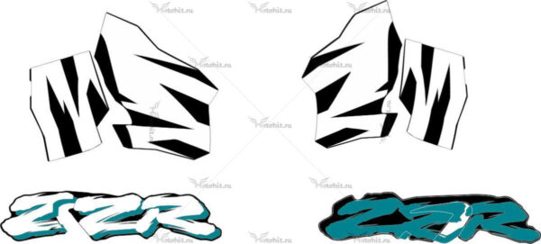 Decals for Kawasaki ZZR-1100 1995