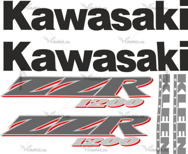 Decals for Kawasaki ZZR-1200