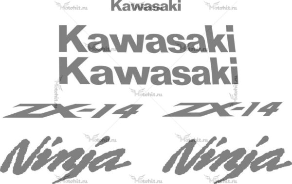 Decals for Kawasaki ZZR-1400 2006