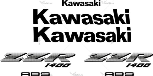 Decals for Kawasaki ZZR-1400 2008