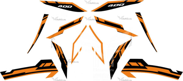 Decals for KAWASAKI EX 400 2018