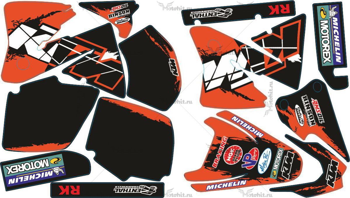 Decals for KTM EXC 2002-2003 MICHELIN1