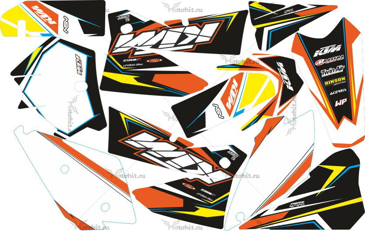 Decals for KTM EXC 2004-2007