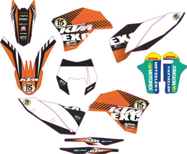 Decals for KTM EXC 2008-2011 03
