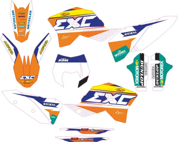 Decals for KTM EXC 2008-2011 04