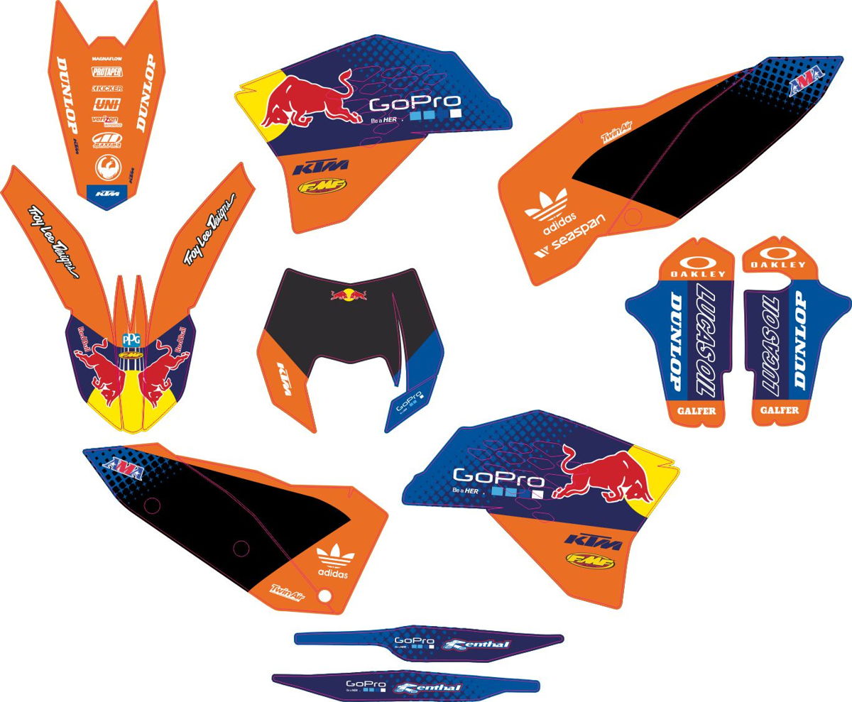 Decals for KTM EXC 2008-2011 07