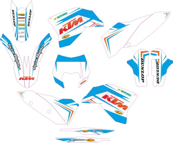 Decals for KTM EXC 2008-2011 10