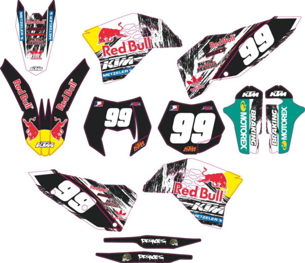 Decals for KTM EXC 2008-2011 11